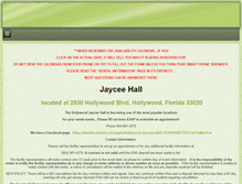 Tablet Screenshot of jayceehall.com